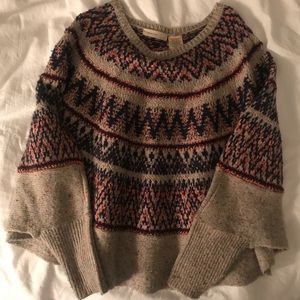 Poncho sweater